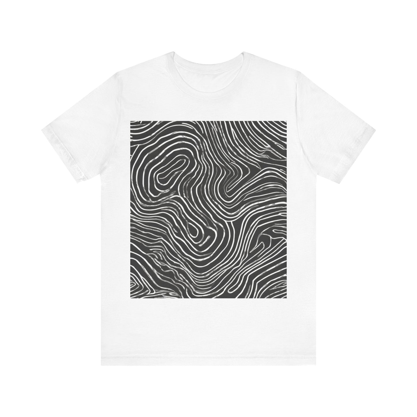 boostlete-field-day-pattern-topographic-badge-0307 — Unisex Jersey Short Sleeve (B+C 3001)