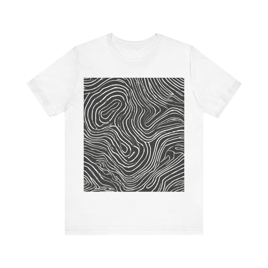 boostlete-field-day-pattern-topographic-badge-0307 — Unisex Jersey Short Sleeve (B+C 3001)