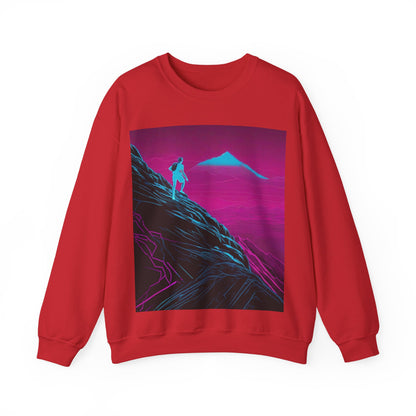 boostlete-boost-mode-scene-trail-neon-blueprint-0832 — Unisex Heavy Blend Crewneck (G18000)