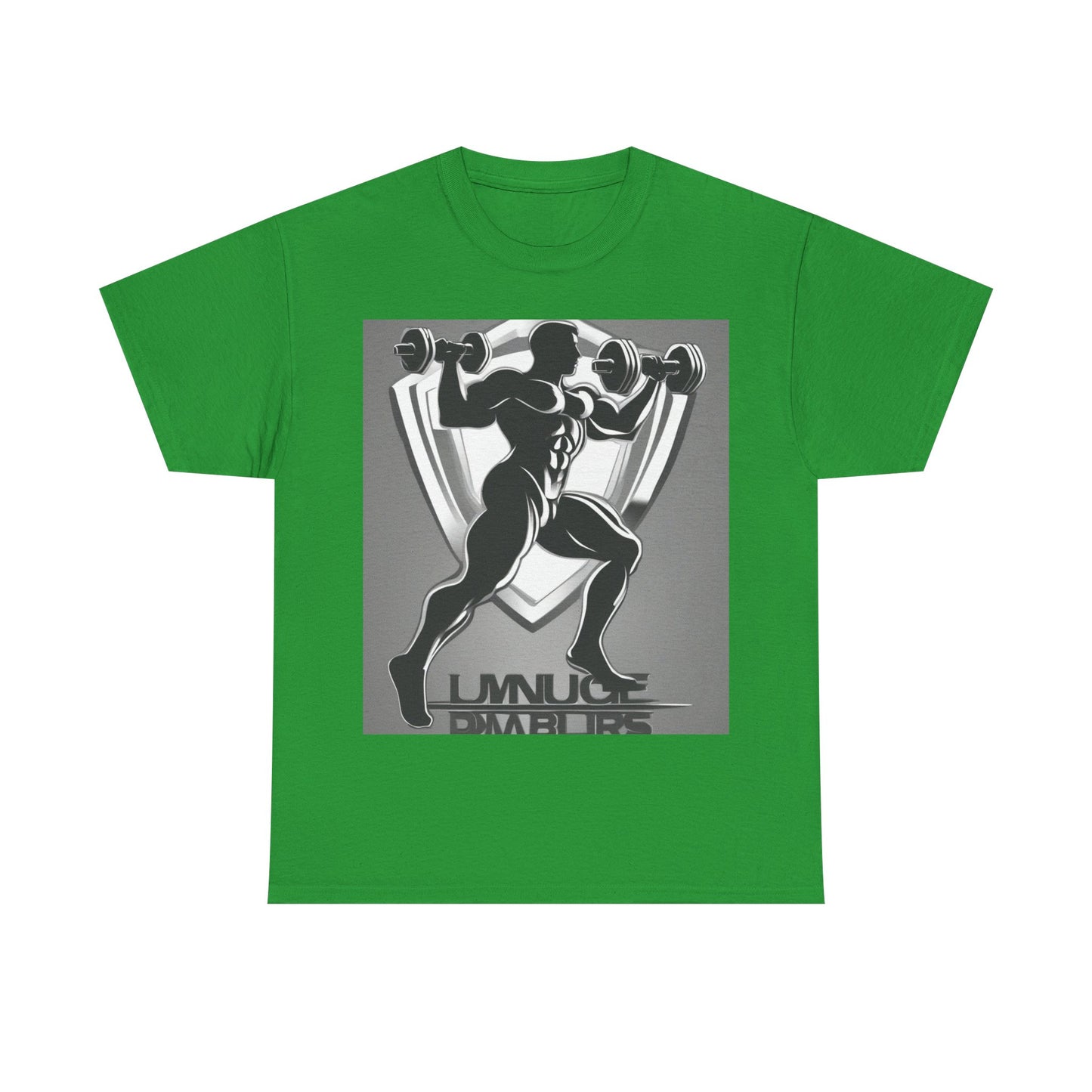 boostlete-mile-by-mile-scene-lunge-3d-athletic-0020 — Unisex Heavy Cotton Tee (Gildan 5000)