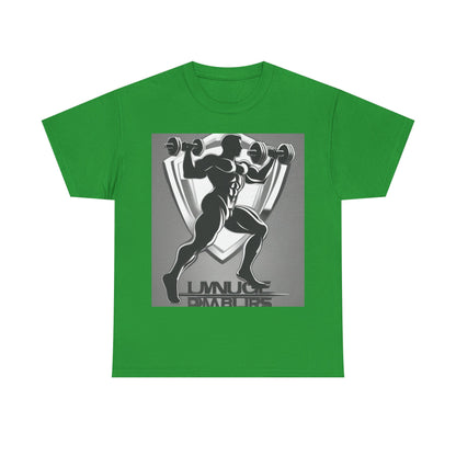 boostlete-mile-by-mile-scene-lunge-3d-athletic-0020 — Unisex Heavy Cotton Tee (Gildan 5000)