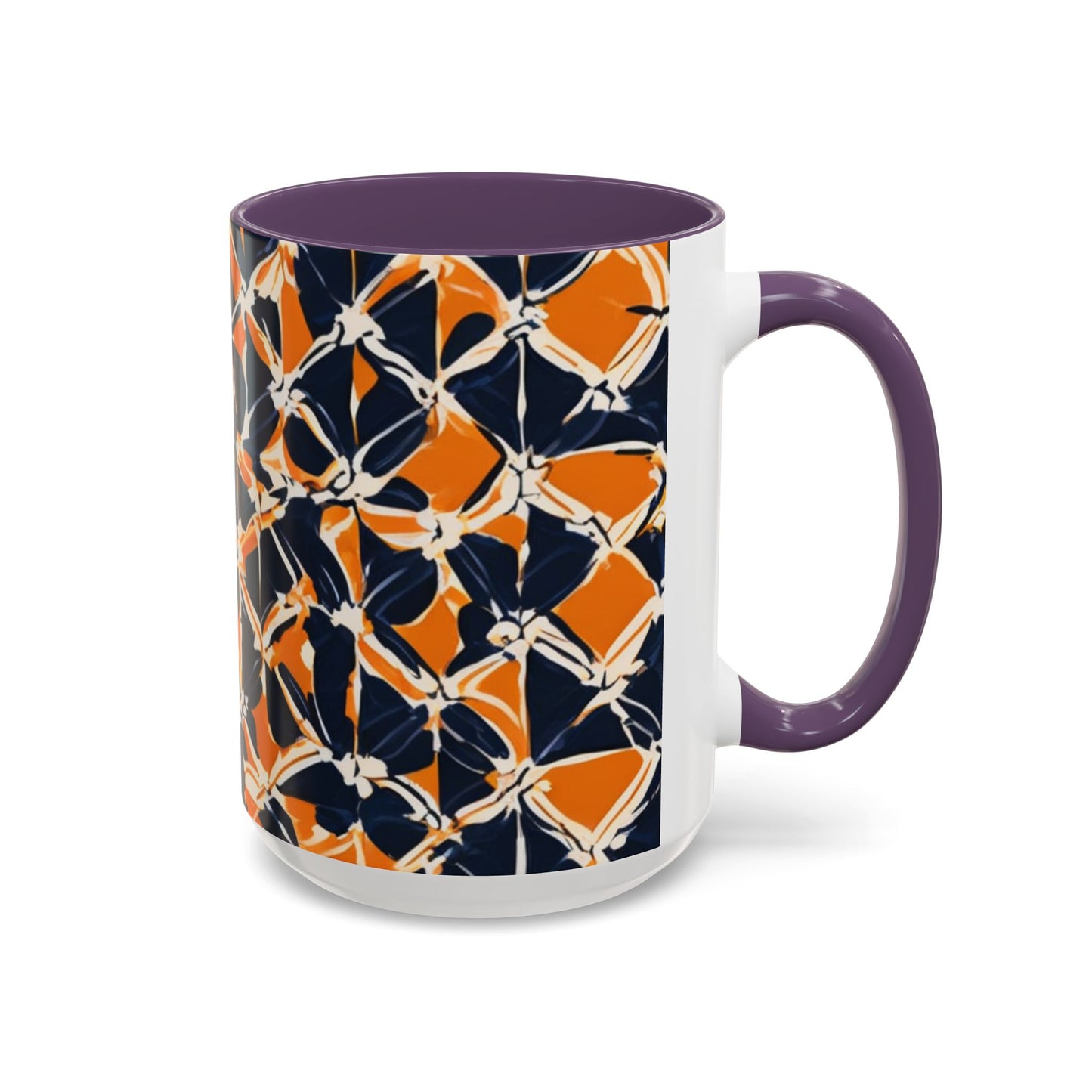 boostlete-headspace-pattern-plate-number-badge-0387 — Accent Mug 11/15oz