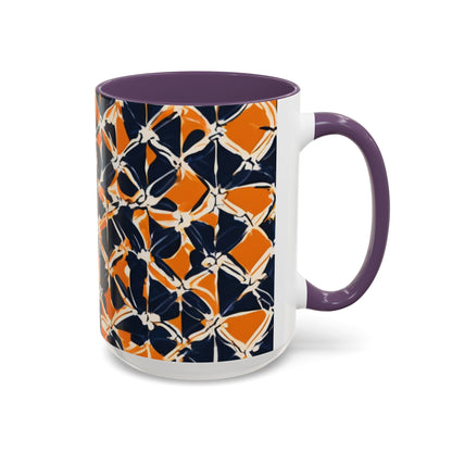 boostlete-headspace-pattern-plate-number-badge-0387 — Accent Mug 11/15oz