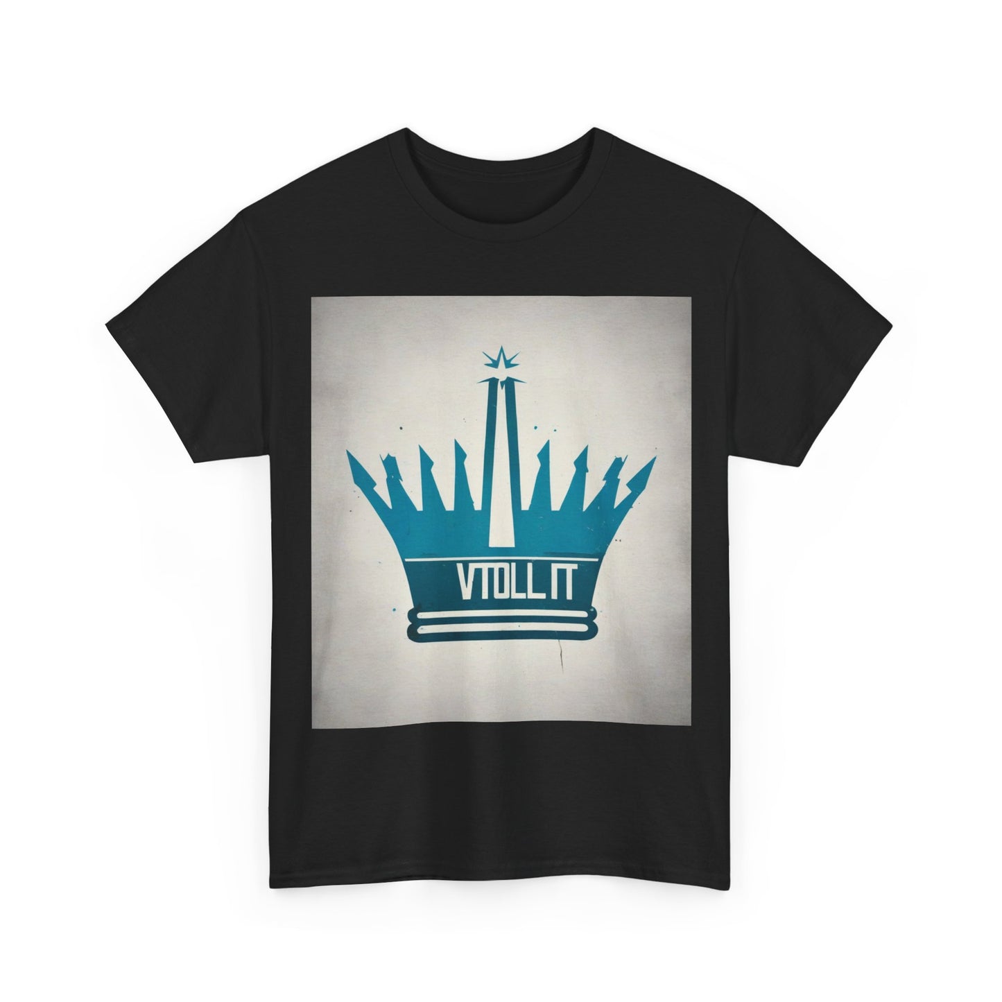 boostlete-am-crew-icon-crown-matte-industrial-0058 — Unisex Heavy Cotton Tee (Gildan 5000)