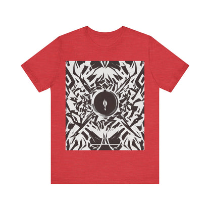 boostlete-am-crew-icon-flame-matte-geometric-0286 — Unisex Jersey Short Sleeve (B+C 3001)