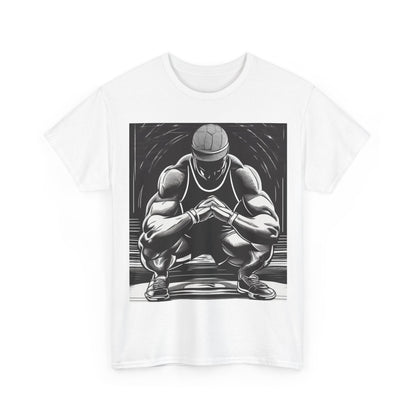 boostlete-pr-season-scene-athlete-outline-athletic-0144 — Unisex Heavy Cotton Tee (Gildan 5000)