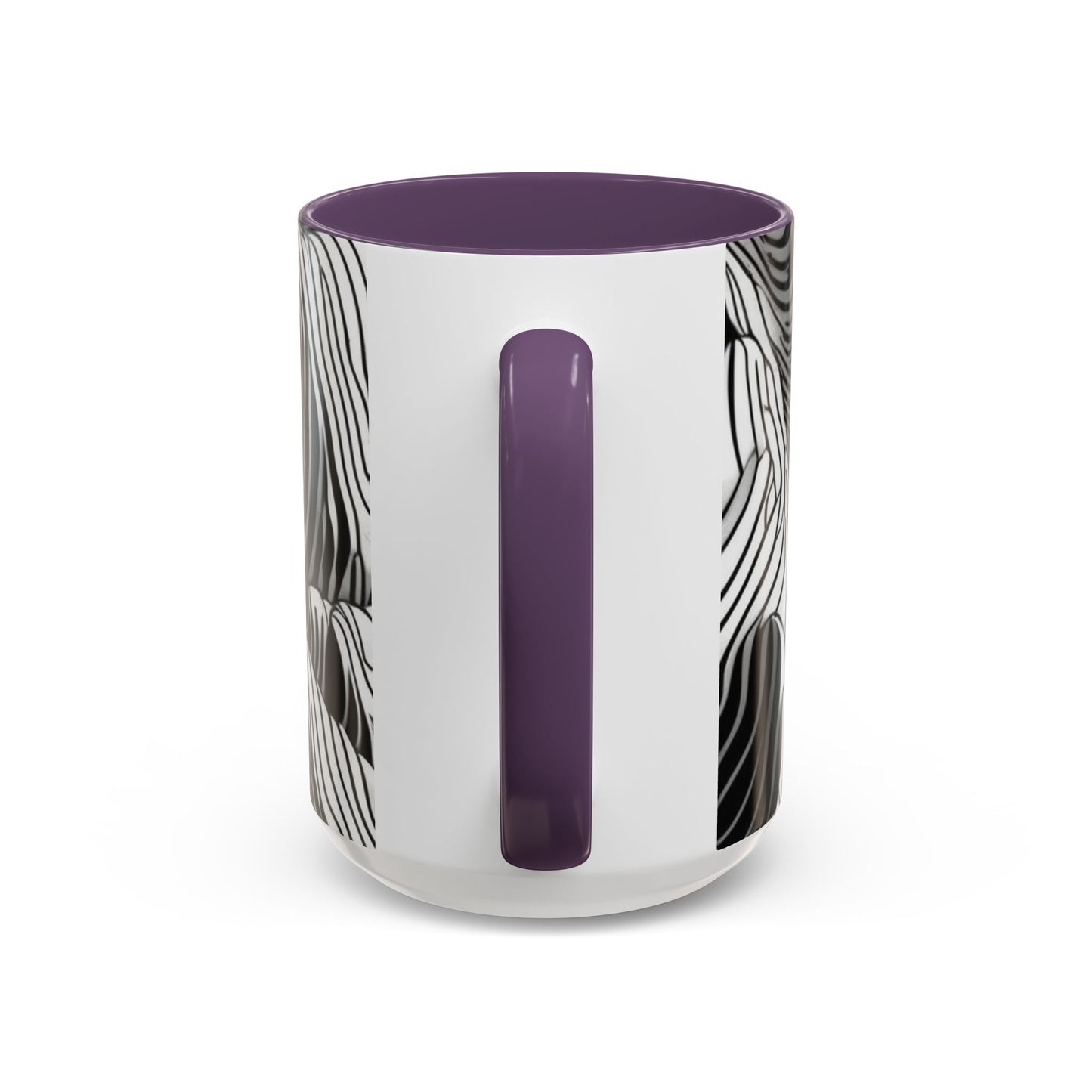 boostlete-field-day-pattern-topographic-isometric-0211 — Accent Mug 11oz/15oz