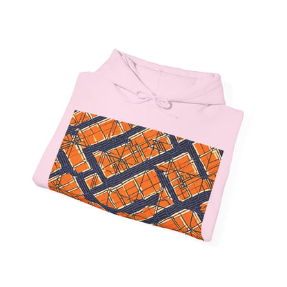 boostlete-boost-mode-pattern-plate-number-monoline-0571 — Unisex Heavy Blend Hoodie (G18500)
