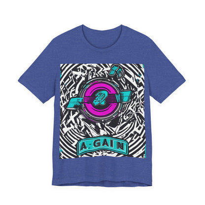 boostlete-boost-mode-type-again-badge-monoline-0293 — Unisex Jersey Short Sleeve (B+C 3001)