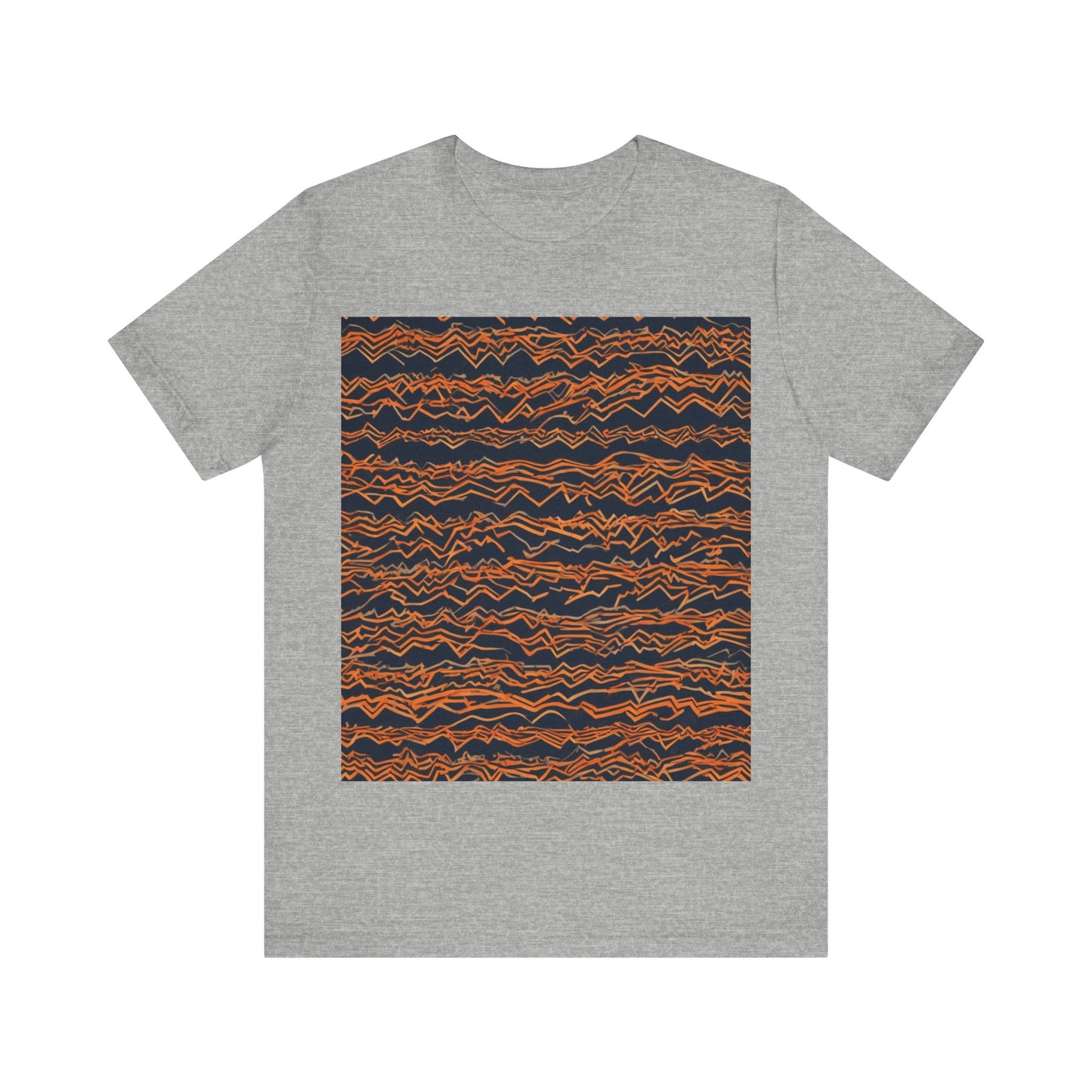 boostlete-field-day-pattern-ekg-bold-0135 — Unisex Jersey Short Sleeve (B+C 3001)