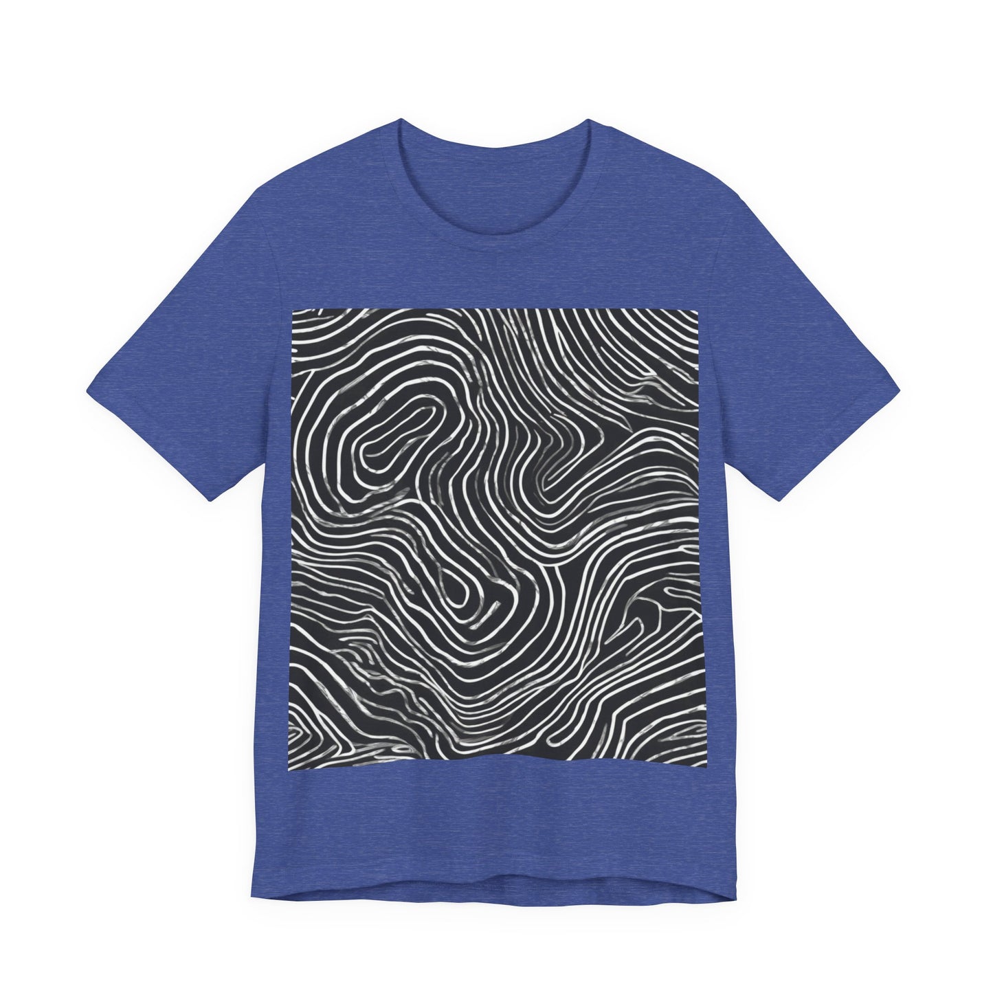 boostlete-field-day-pattern-topographic-badge-0307 — Unisex Jersey Short Sleeve (B+C 3001)