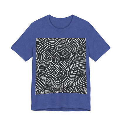 boostlete-field-day-pattern-topographic-badge-0307 — Unisex Jersey Short Sleeve (B+C 3001)