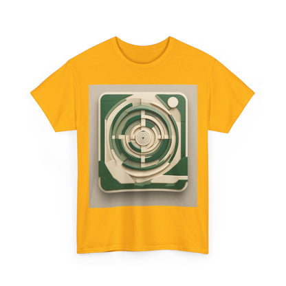 boostlete-mile-by-mile-icon-target-3d-modern-0306 — Unisex Heavy Cotton Tee (Gildan 5000)