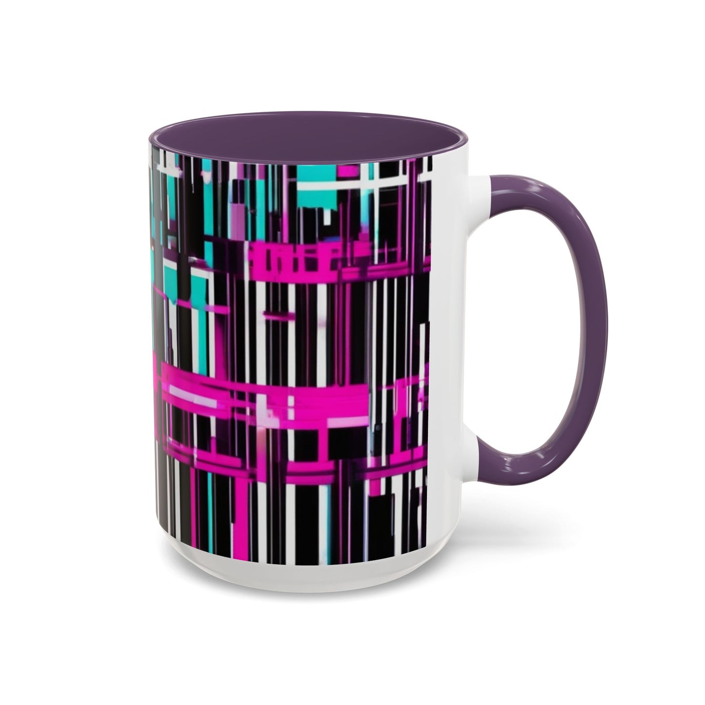 boostlete-am-crew-pattern-barcode-bold-0023 — Accent Mug 11oz/15oz