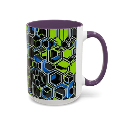 boostlete-recovery-progress-pattern-hex-blueprint-0007 — Accent Mug 11oz/15oz