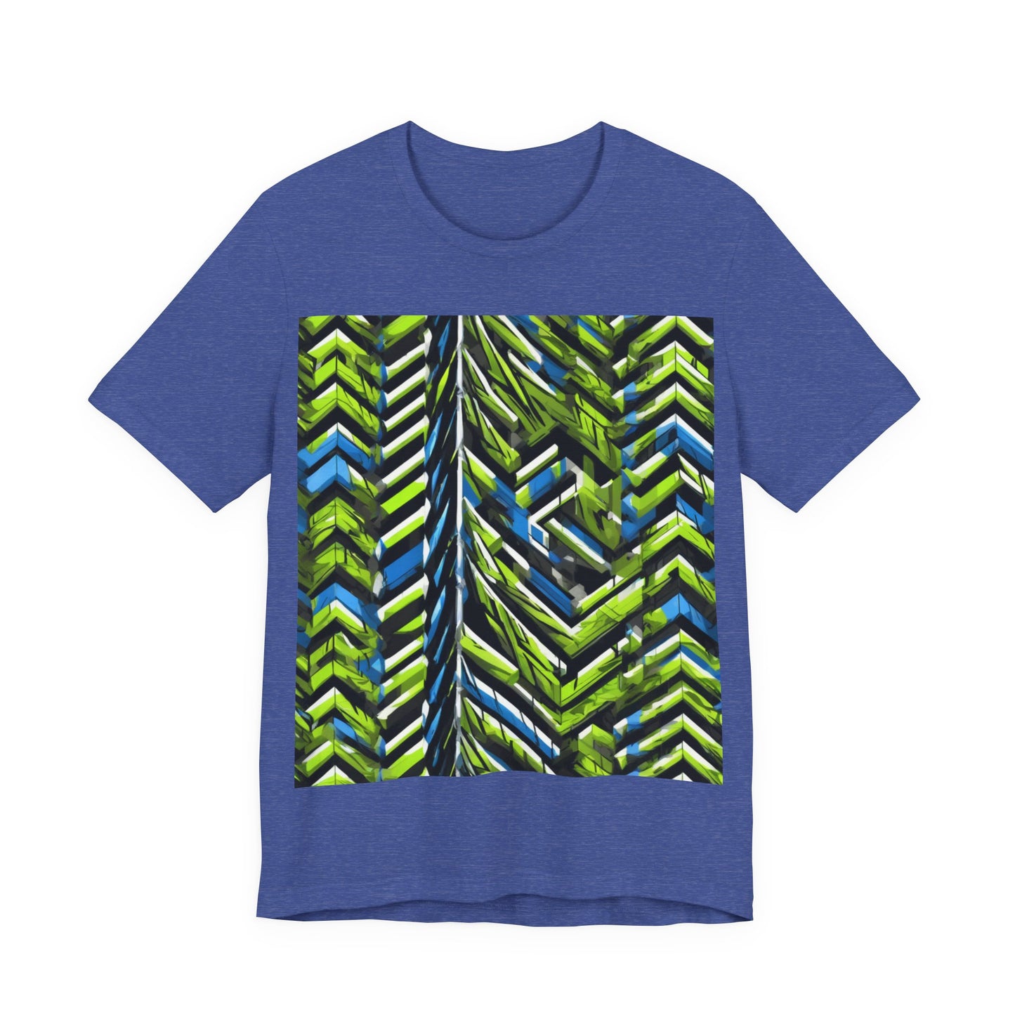 boostlete-rise-grind-pattern-chevron-isometric-0195 — Unisex Jersey Short Sleeve (B+C 3001)