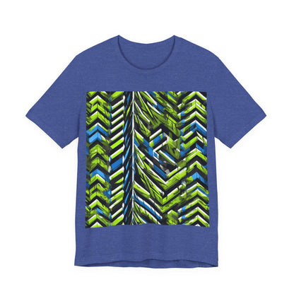 boostlete-rise-grind-pattern-chevron-isometric-0195 — Unisex Jersey Short Sleeve (B+C 3001)