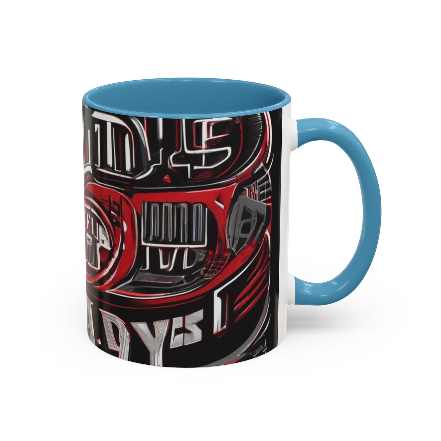 boostlete-boost-mode-type-win-the-day-outline-over-solid-monoline-0477 — Accent Mug 11/15oz