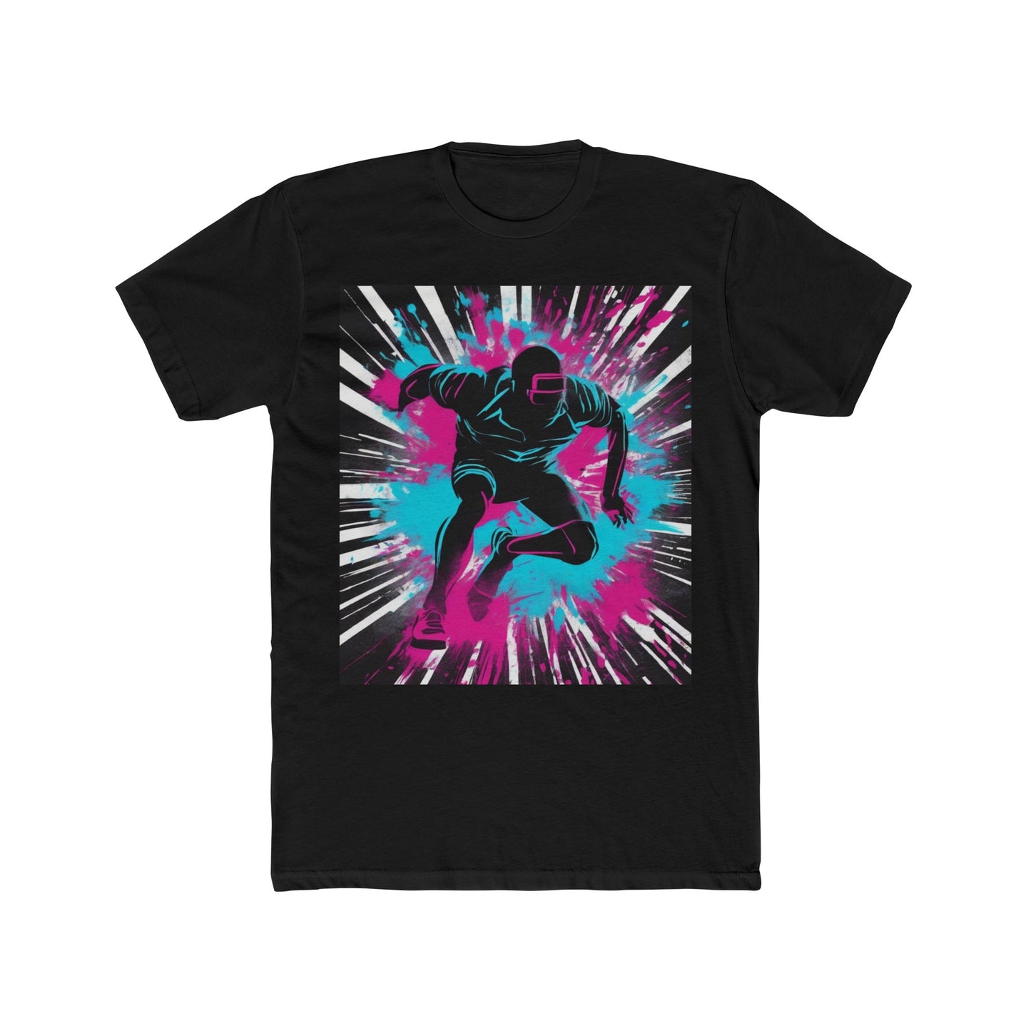 boostlete-recovery-progress-scene-sprinter-chalk-bold-0220 — Unisex Cotton Crew Tee (NL 3600)