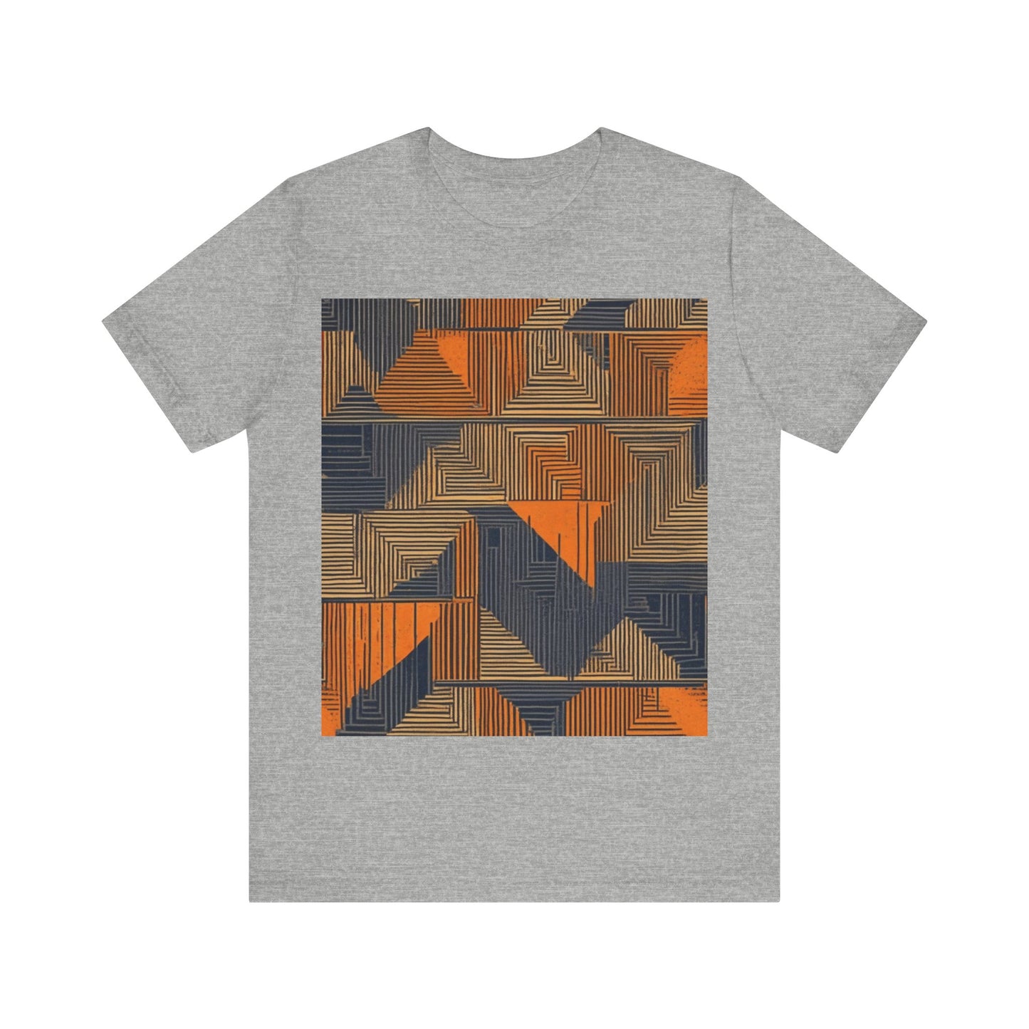 boostlete-field-day-pattern-stair-steps-geometric-0055 — Unisex Jersey Short Sleeve (B+C 3001)
