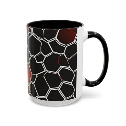 boostlete-quiet-power-pattern-hex-vector-0039 — Accent Mug 11/15oz