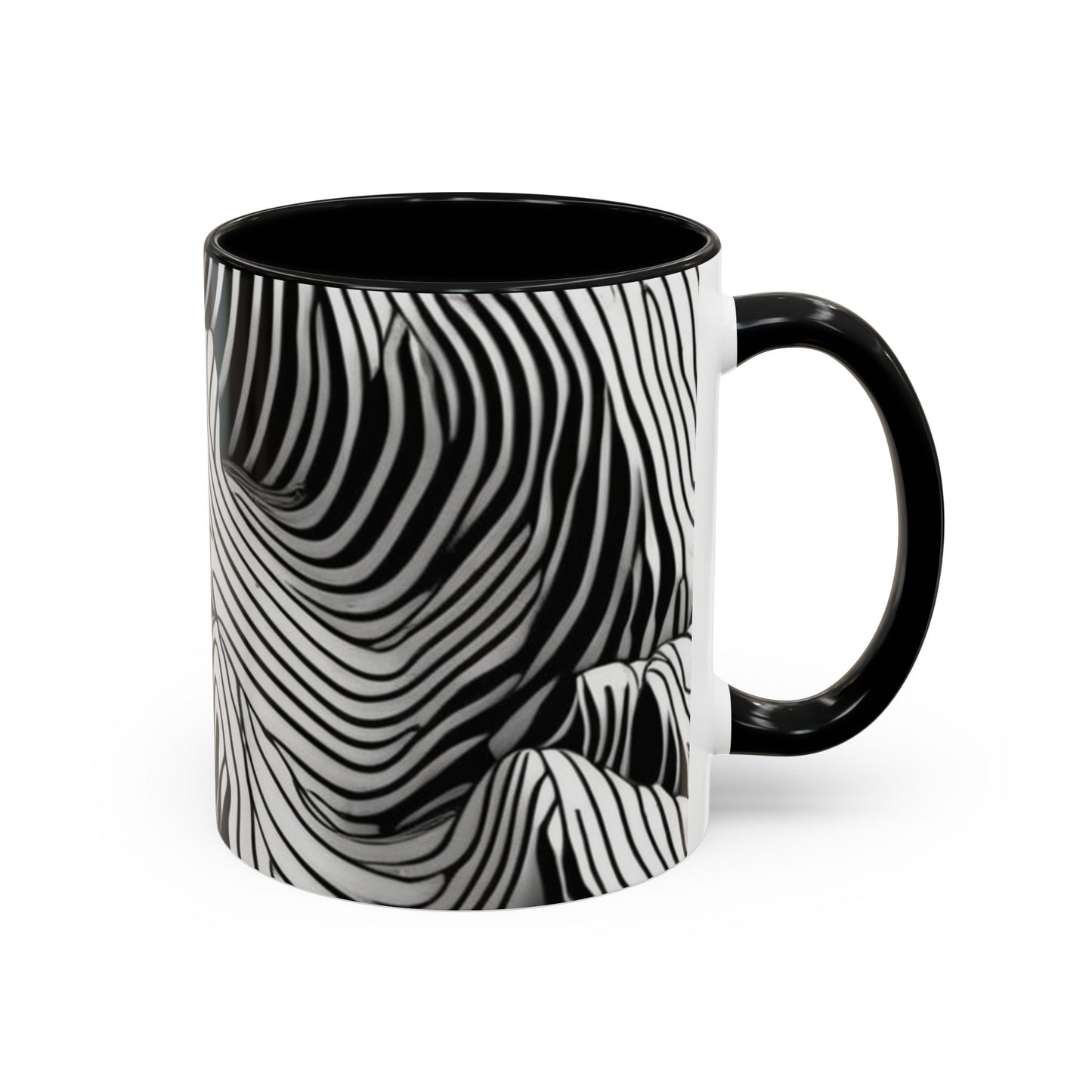 boostlete-field-day-pattern-topographic-isometric-0211 — Accent Mug 11oz/15oz
