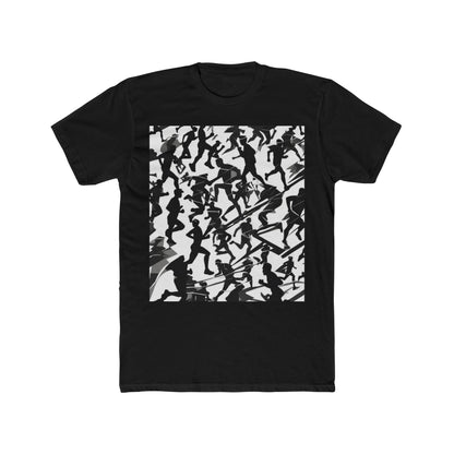 boostlete-field-day-scene-marathoner-motion-paper-0156 — Unisex Cotton Crew Tee (NL 3600)