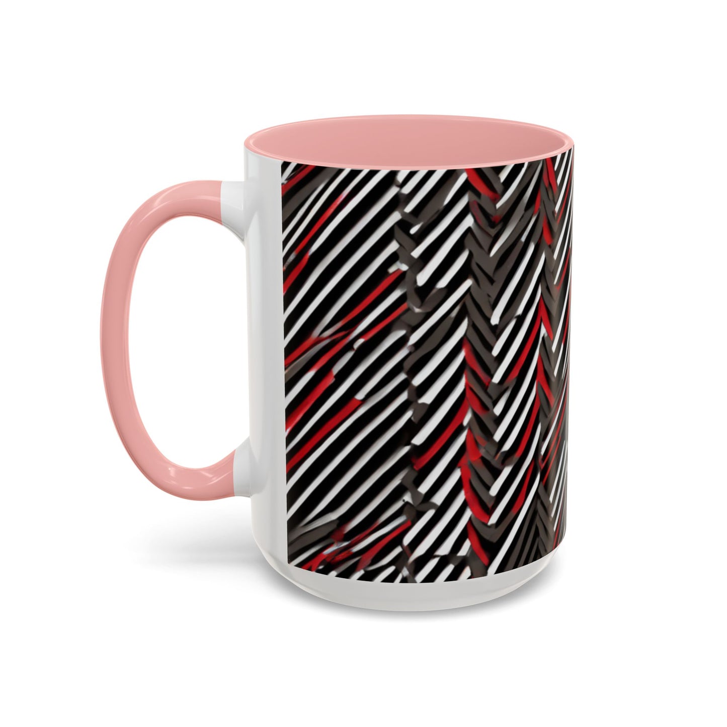 boostlete-field-day-pattern-diagonal-paper-0287 — Accent Mug 11oz/15oz