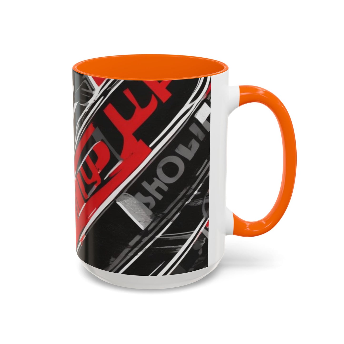boostlete-recovery-progress-type-show-up-diagonal-paper-0109 — Accent Mug 11oz/15oz
