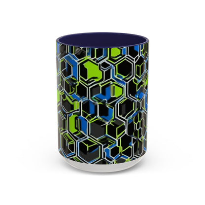 boostlete-recovery-progress-pattern-hex-blueprint-0007 — Accent Mug 11oz/15oz