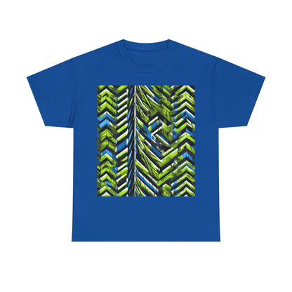 boostlete-rise-grind-pattern-chevron-isometric-0195 — Unisex Heavy Cotton Tee (Gildan 5000)