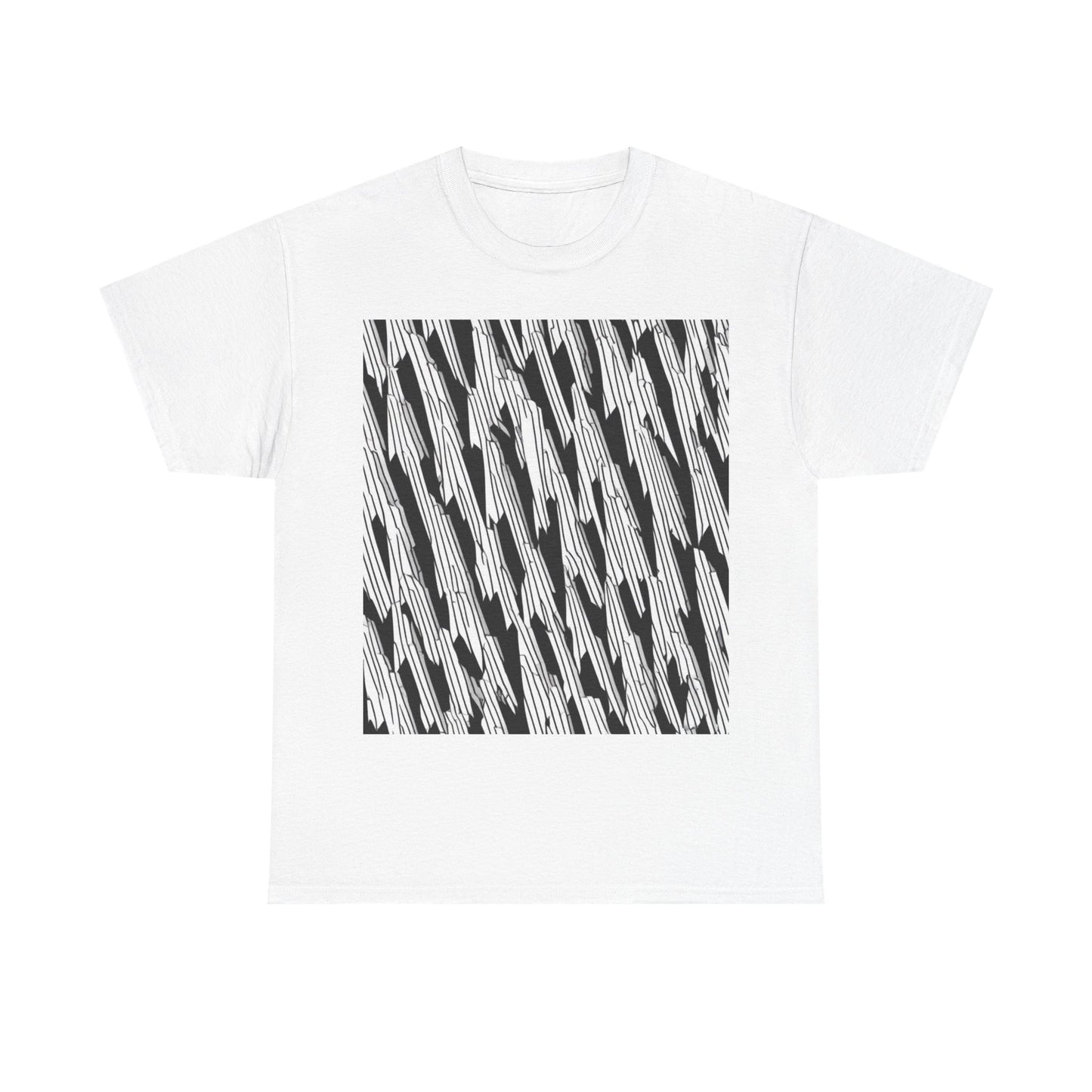 boostlete-iron-intent-pattern-micro-isometric-0199 — Unisex Heavy Cotton Tee (Gildan 5000)
