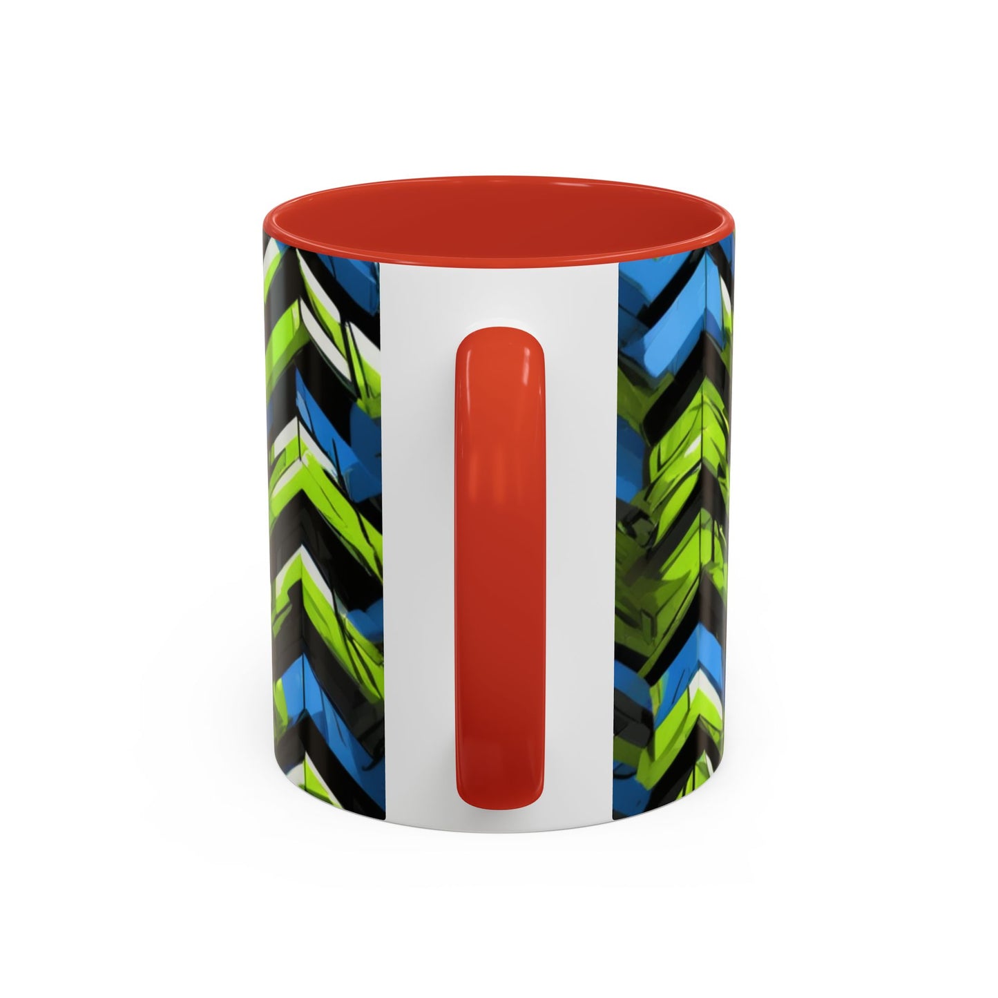 boostlete-rise-grind-pattern-chevron-isometric-0195 — Accent Mug 11oz/15oz