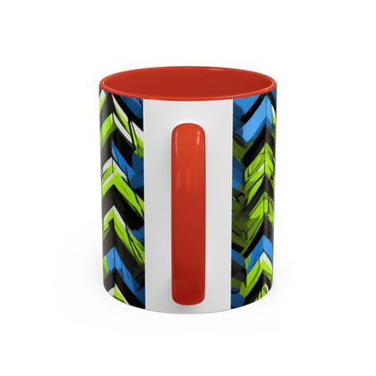 boostlete-rise-grind-pattern-chevron-isometric-0195 — Accent Mug 11oz/15oz
