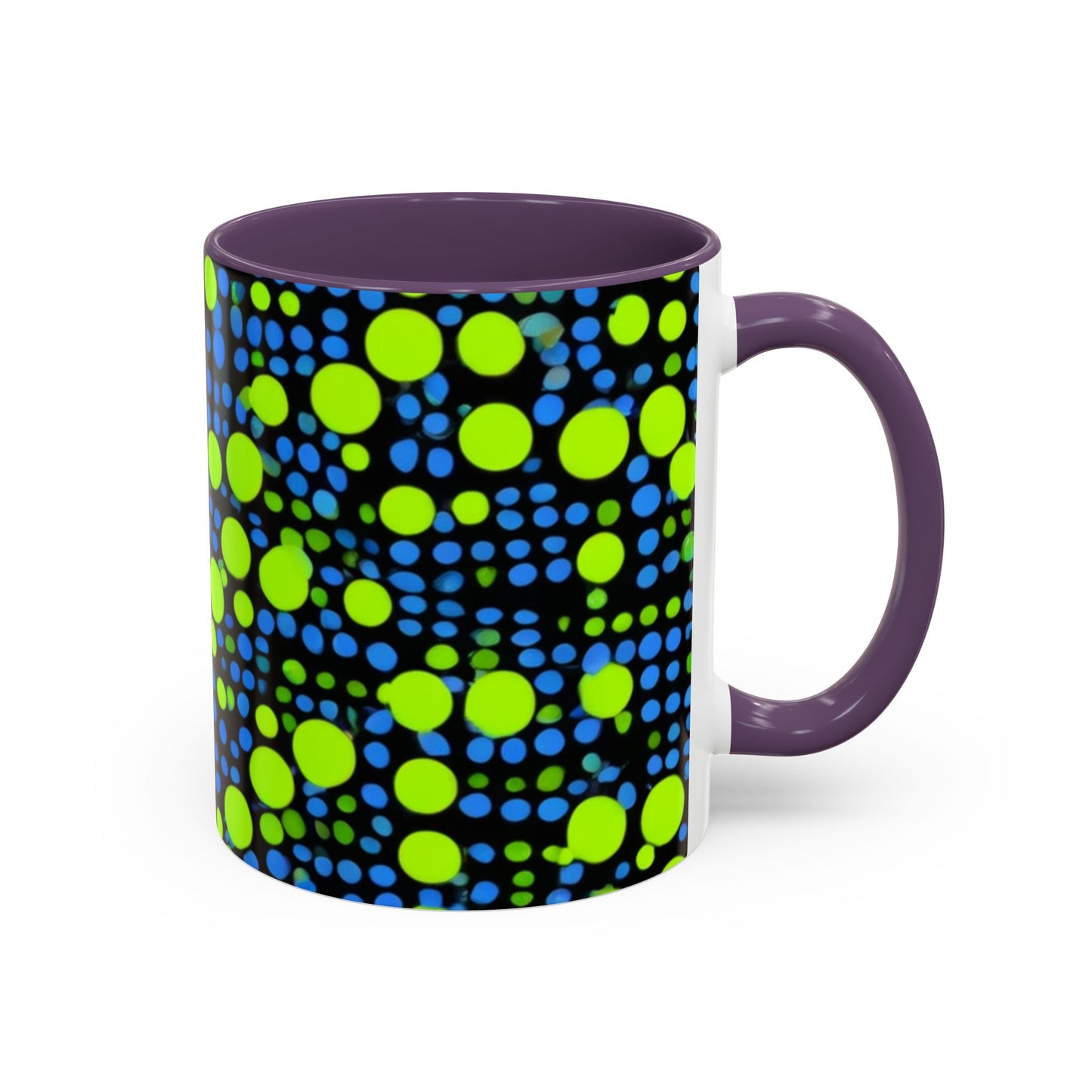 boostlete-mile-by-mile-pattern-dotted-geometric-0071 — Accent Mug 11oz/15oz