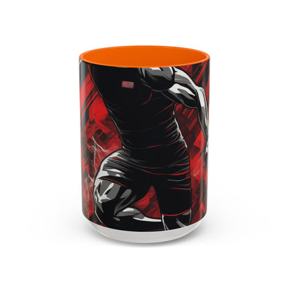 boostlete-field-day-scene-sprinter-glitch-badge-0284 — Accent Mug 11oz/15oz