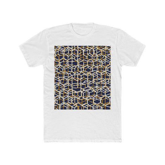 boostlete-am-crew-pattern-hex-industrial-0131 — Unisex Cotton Crew Tee (NL 3600)