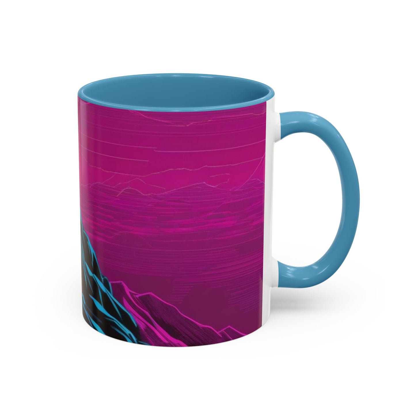 boostlete-boost-mode-scene-trail-neon-blueprint-0832 — Accent Mug 11/15oz