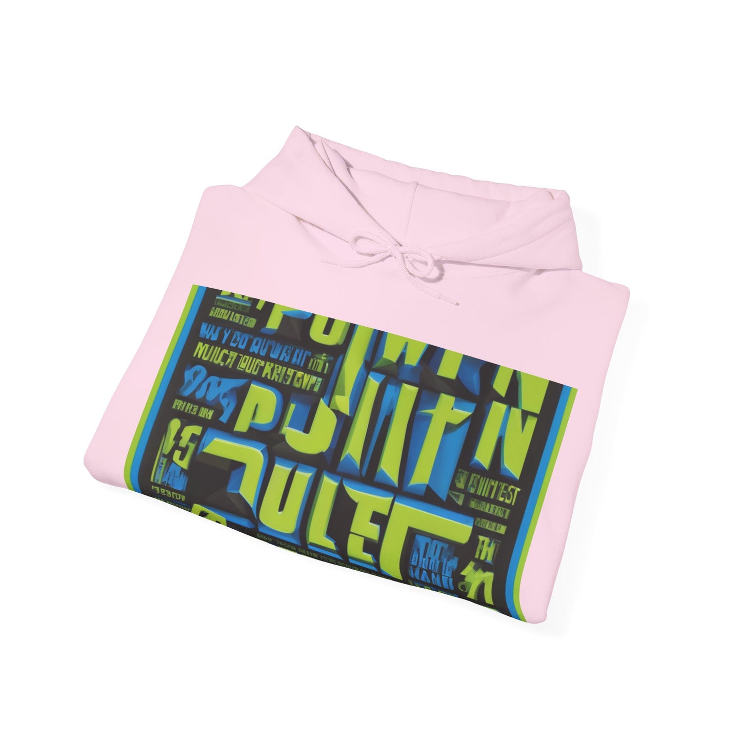 boostlete-am-crew-type-power-in-quiet-arc-paper-1481 — Unisex Heavy Blend Hoodie (G18500)