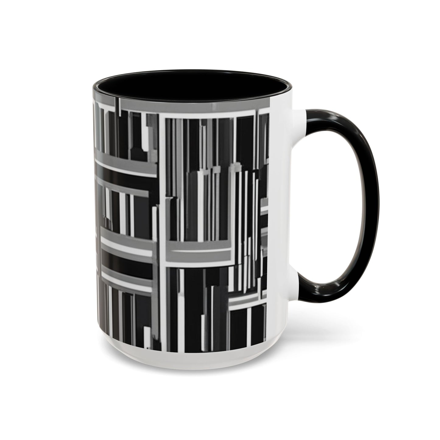 boostlete-recovery-progress-pattern-barcode-isometric-1023 — Accent Mug 11/15oz