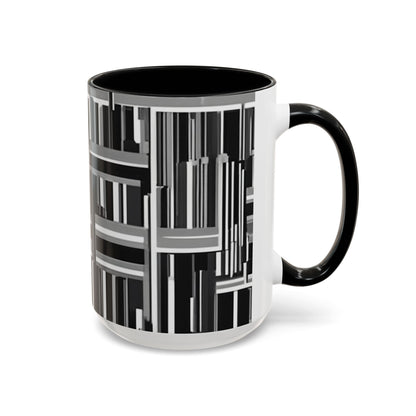 boostlete-recovery-progress-pattern-barcode-isometric-1023 — Accent Mug 11/15oz