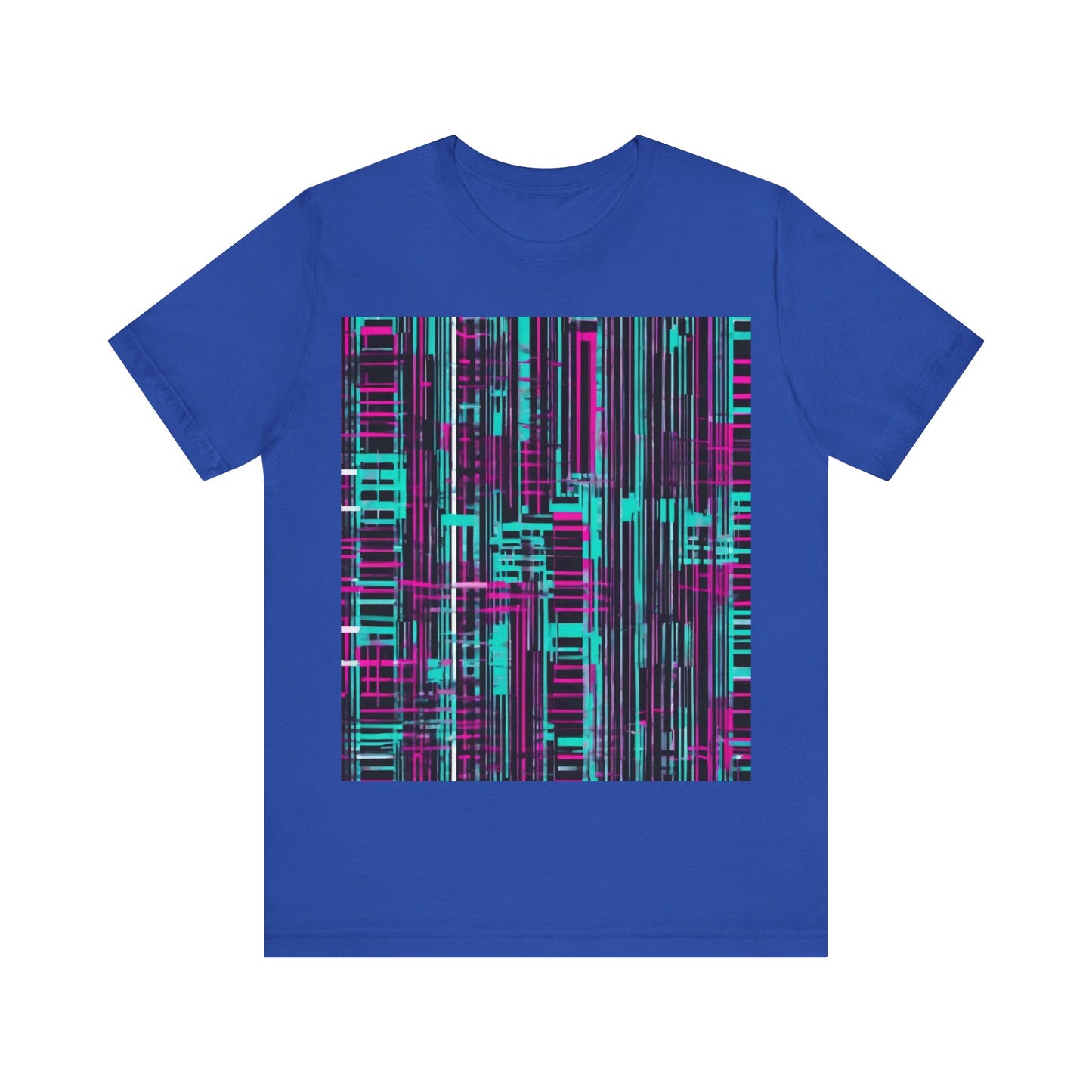 boostlete-field-day-pattern-barcode-retro-0275 — Unisex Jersey Short Sleeve (B+C 3001)