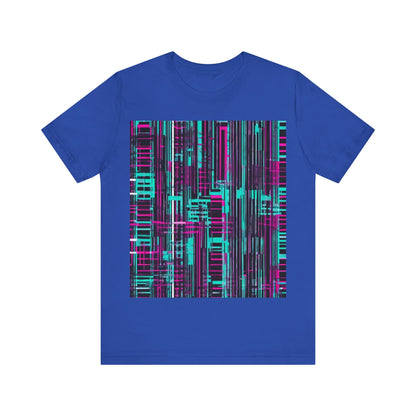 boostlete-field-day-pattern-barcode-retro-0275 — Unisex Jersey Short Sleeve (B+C 3001)