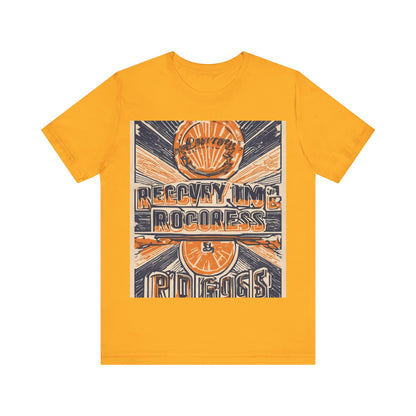 boostlete-boost-mode-type-recovery-progress-outline-over-solid-badge-0161 — Unisex Jersey Short Sleeve (B+C 3001)