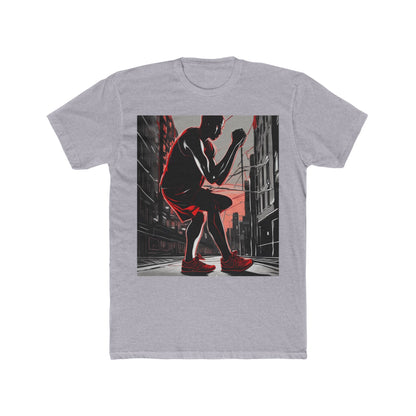 boostlete-am-crew-scene-runner-high-retro-0268 — Unisex Cotton Crew Tee (NL 3600)