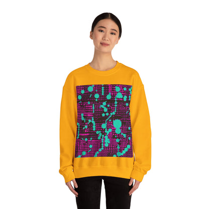 boostlete-pr-season-pattern-dotted-retro-0891 — Unisex Heavy Blend Crewneck (G18000)