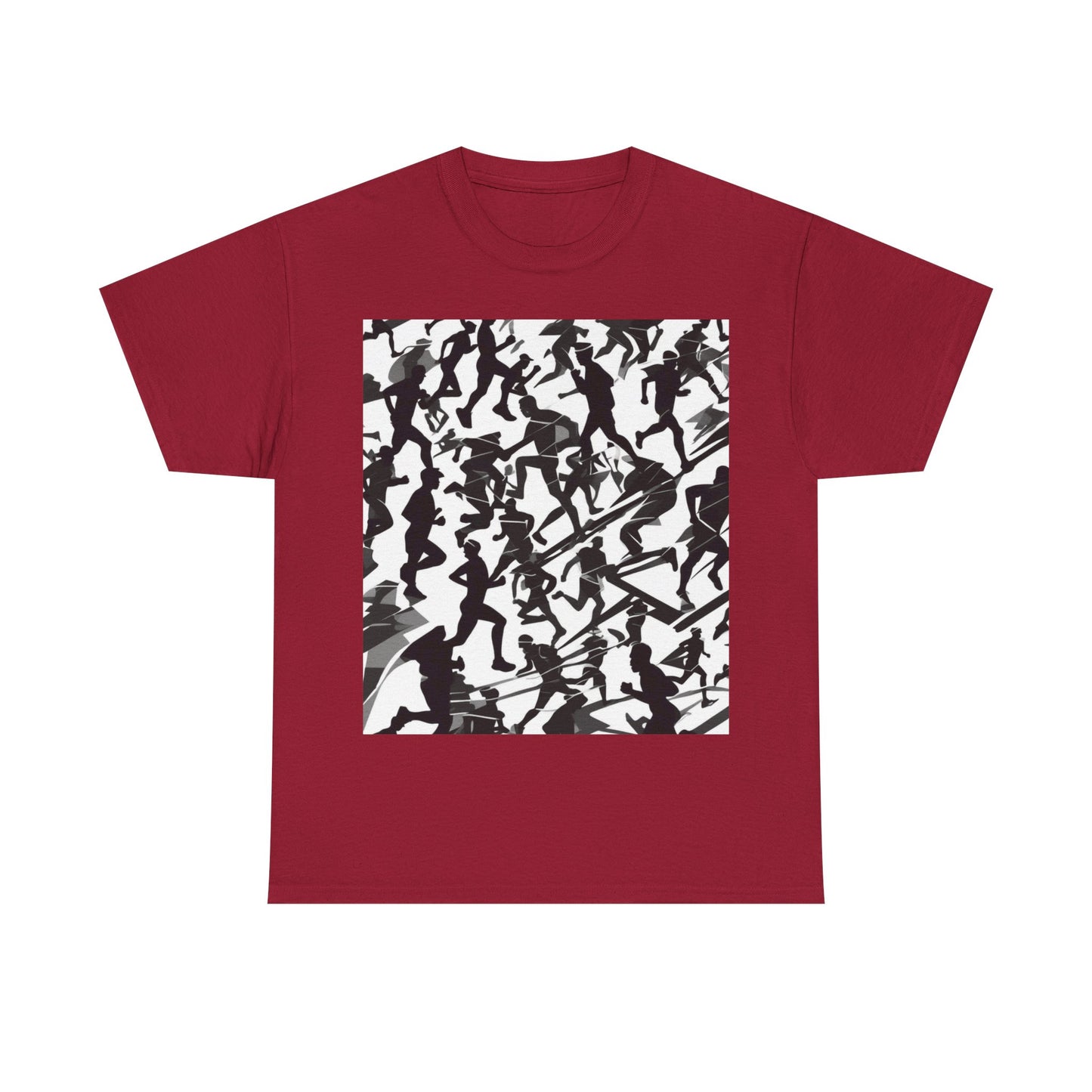 boostlete-field-day-scene-marathoner-motion-paper-0156 — Unisex Heavy Cotton Tee (Gildan 5000)