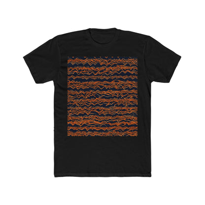boostlete-field-day-pattern-ekg-bold-0135 — Unisex Cotton Crew Tee (NL 3600)