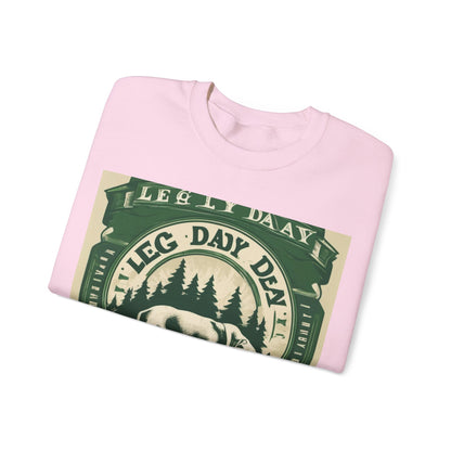 boostlete-quiet-power-type-leg-day-loyal-micro-badge-0357 — Unisex Heavy Blend Crewneck (G18000)