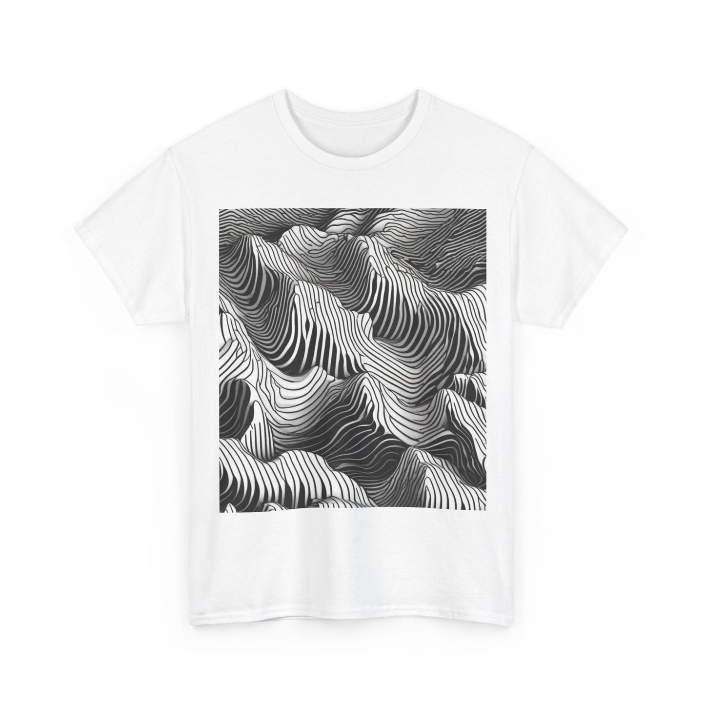 boostlete-field-day-pattern-topographic-isometric-0211 — Unisex Heavy Cotton Tee (Gildan 5000)